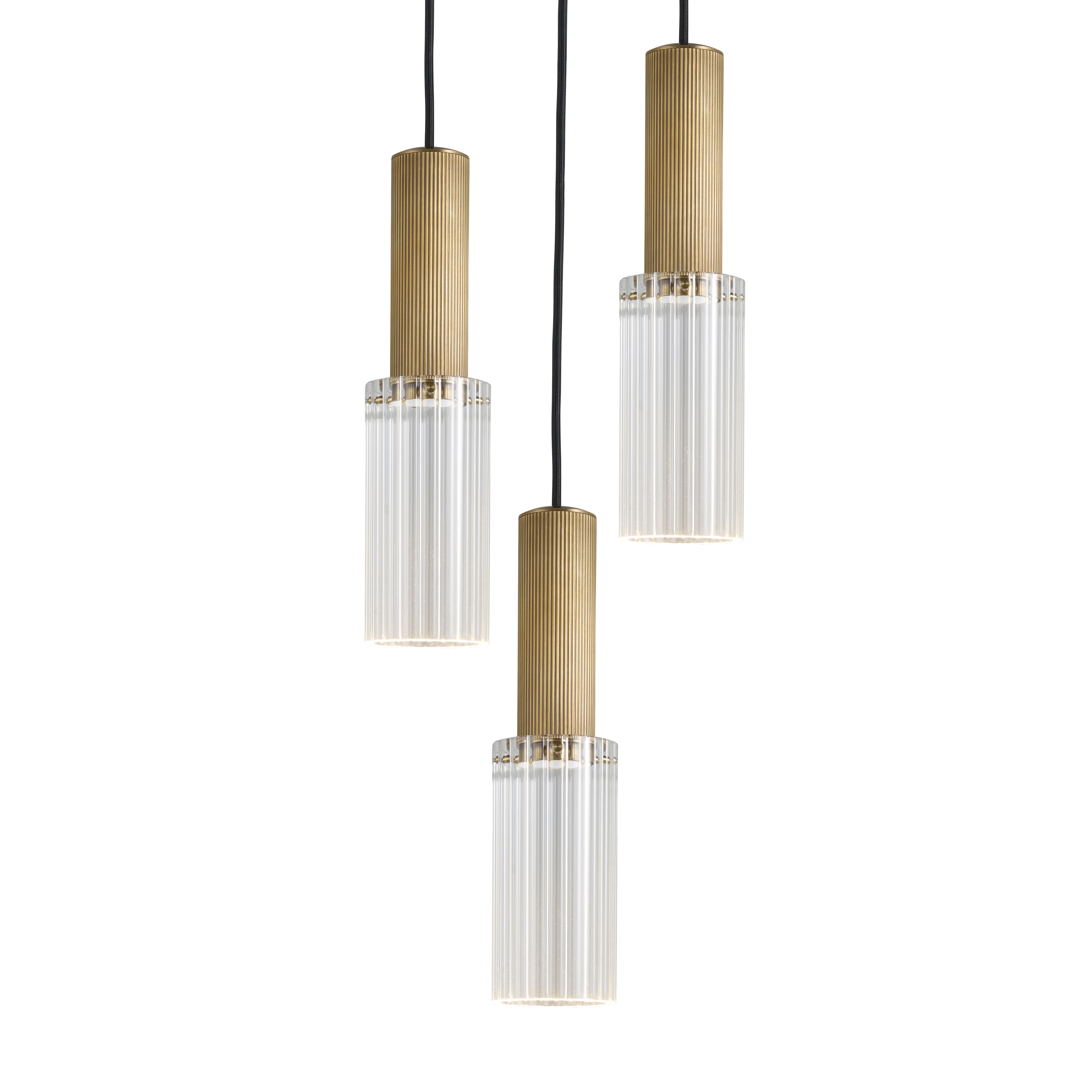 FLUME 80 3 DROP GROUPING - Pendant Light