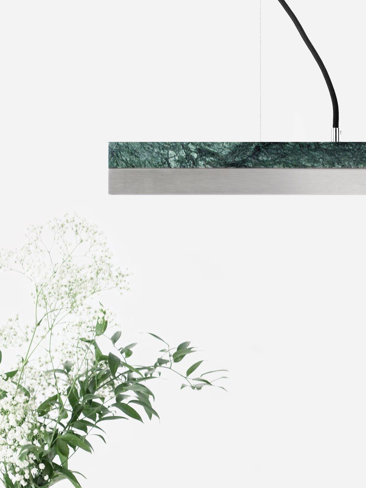 MARBLE & STAINLESS STEEL - Pendant Light - Luminesy